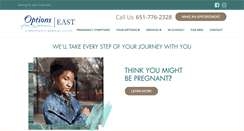 Desktop Screenshot of optionsforwomeneast.com
